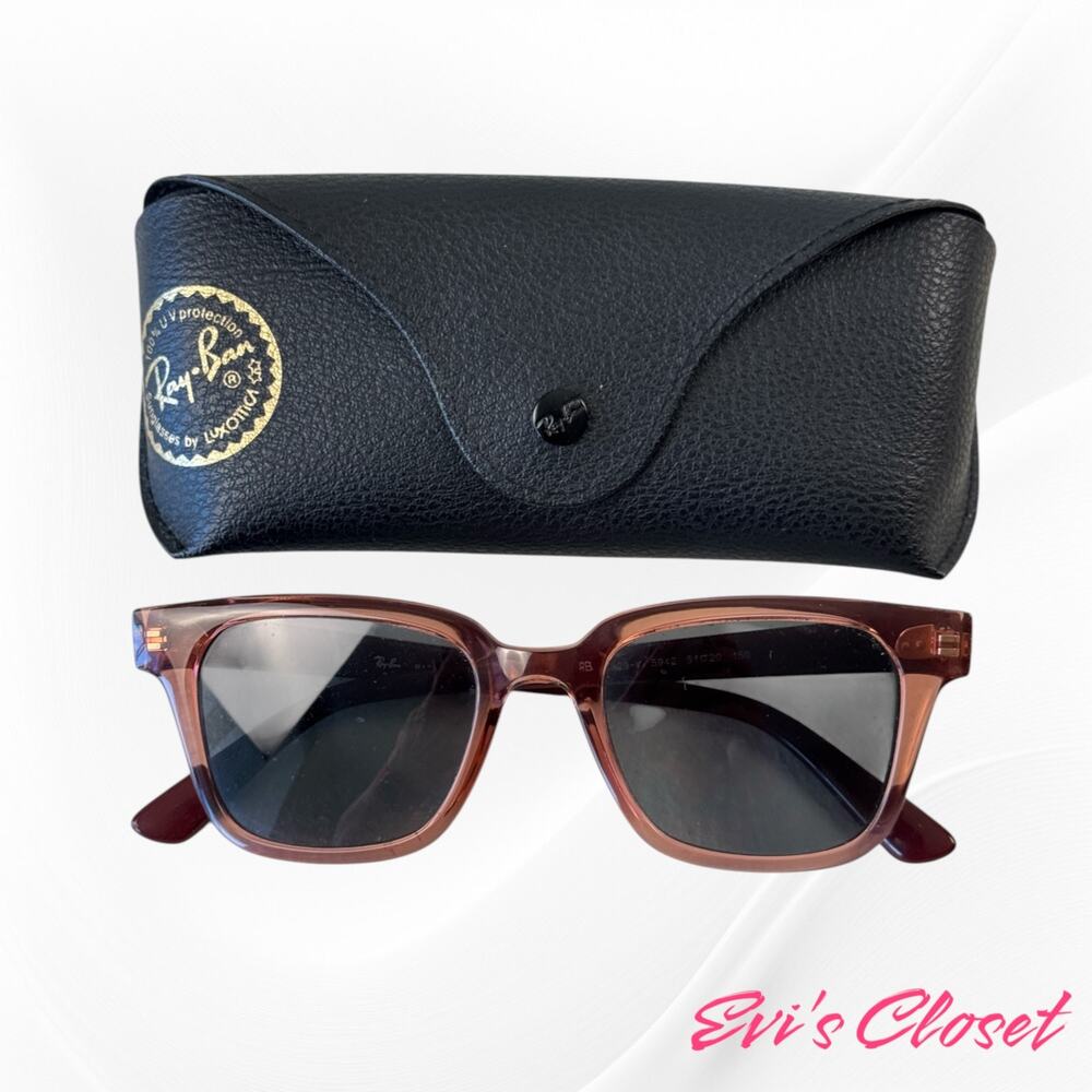 Ray-Ban RB 4323 V 5942 Light Red Eye Glasses Please Read Specs In Description